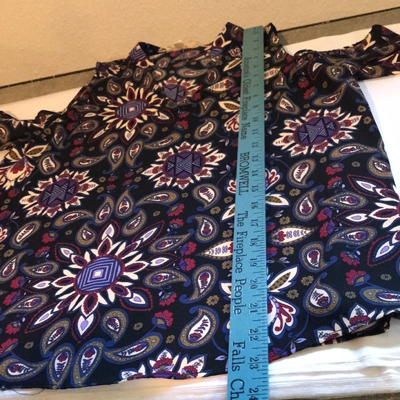 Everly open shoulder semi sheer blouse size small - Picture 13 of 14